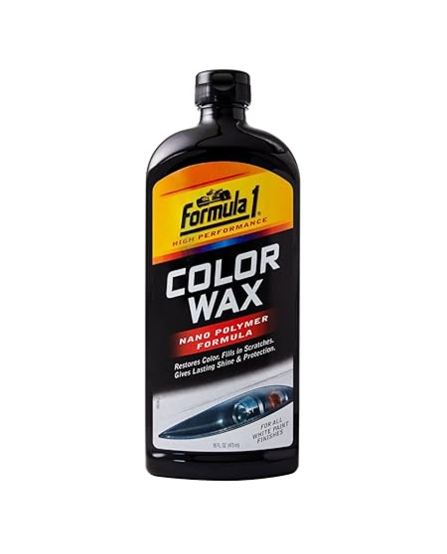 Formula 1 Color Wax for Cars | 473 ml | White | 615493